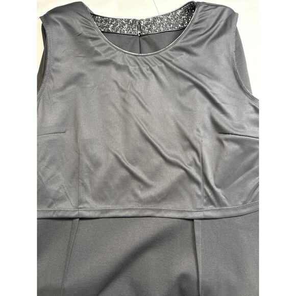 Talbots Refined Ponte Tipped Tweed Dress Size 14 Girl Boss Old Money NWT Church - Picture 9 of 10